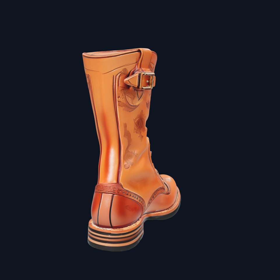 Elegant Leather Boot Model Pack
